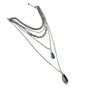 NWOT Free People Custom Piece Now Or Never Layer Necklace - One Size